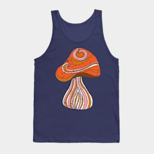 Groovy Mushroom Graphic Tank Top